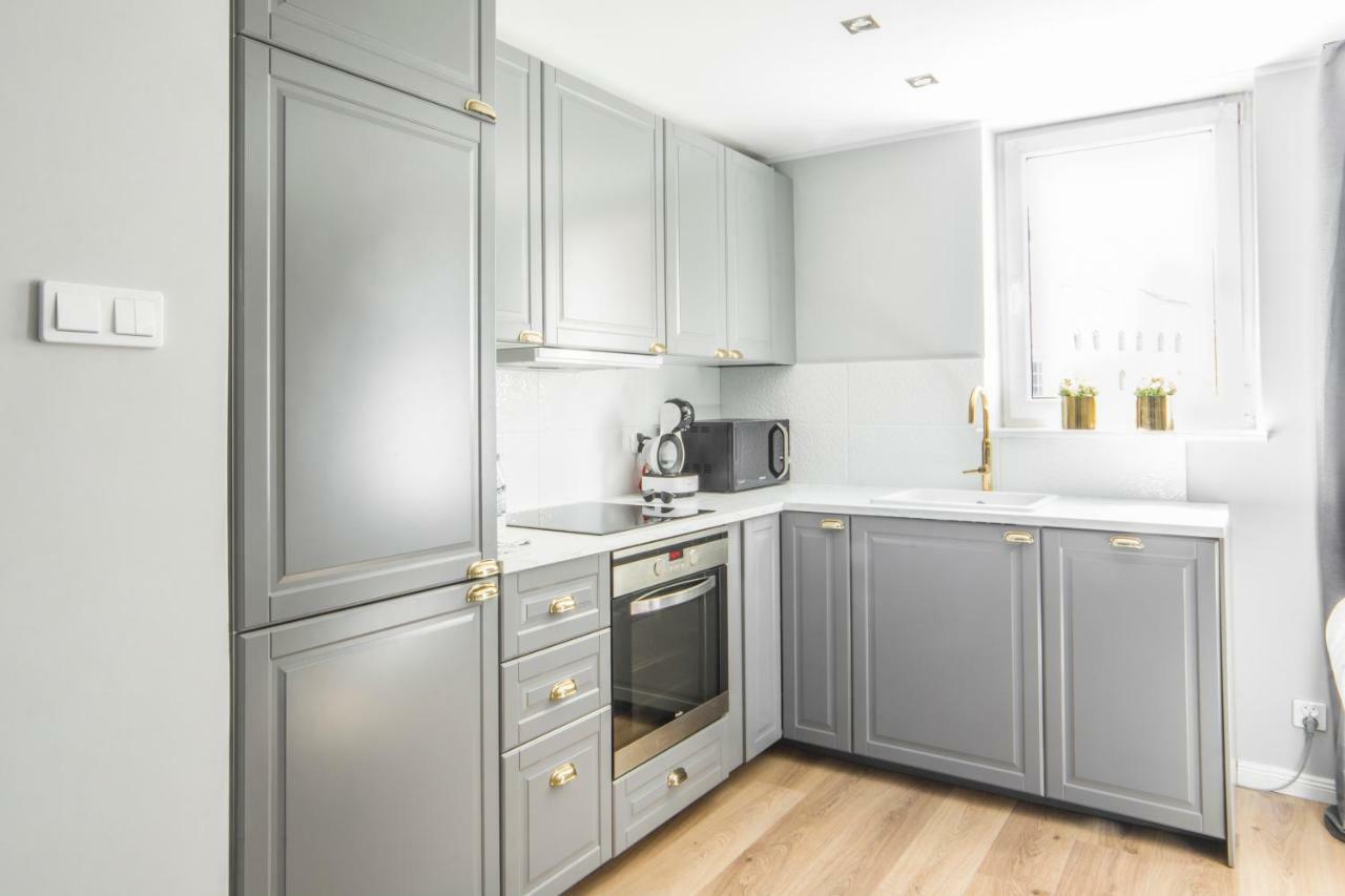 Appartamento Przytulny Apartament Blisko Starowki Danzica Esterno foto